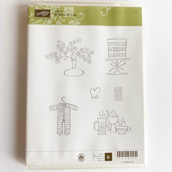 Stampin' Up A Slice Of Life Mount Stamps Set